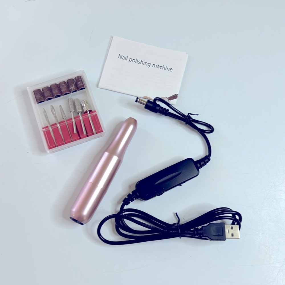 Pink Portable Electric USB Nail Drill Kit - Picture 7 of 7